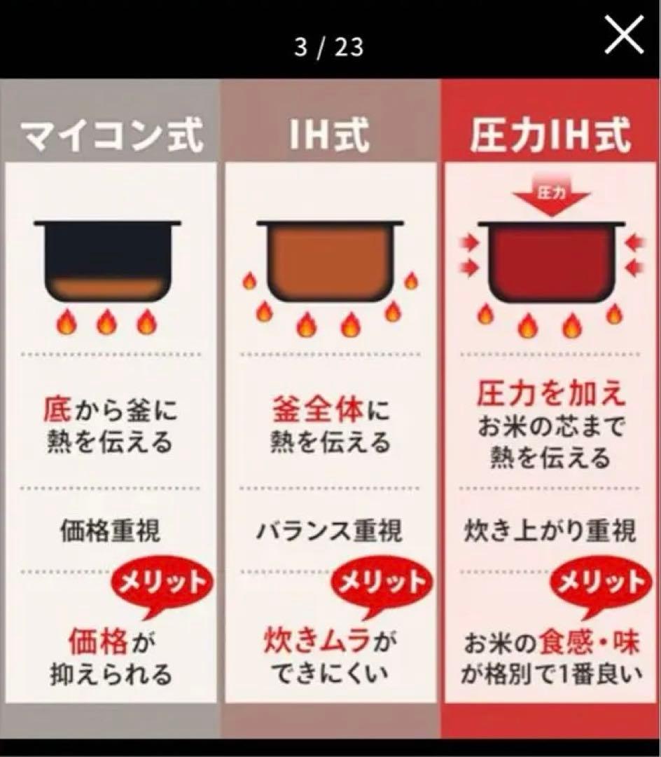 炊飯器 5.5合 IH 50銘柄炊き RC-IGA50-HA 極厚火釜　ホワイト