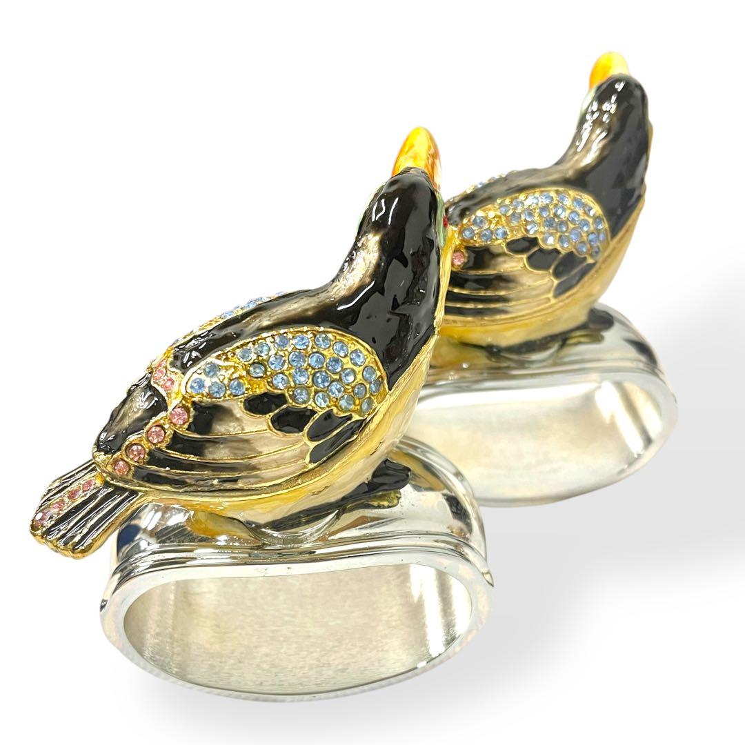 R*9様 【入手困難】Hans Turnwald 鳥のナプキンリング 8P