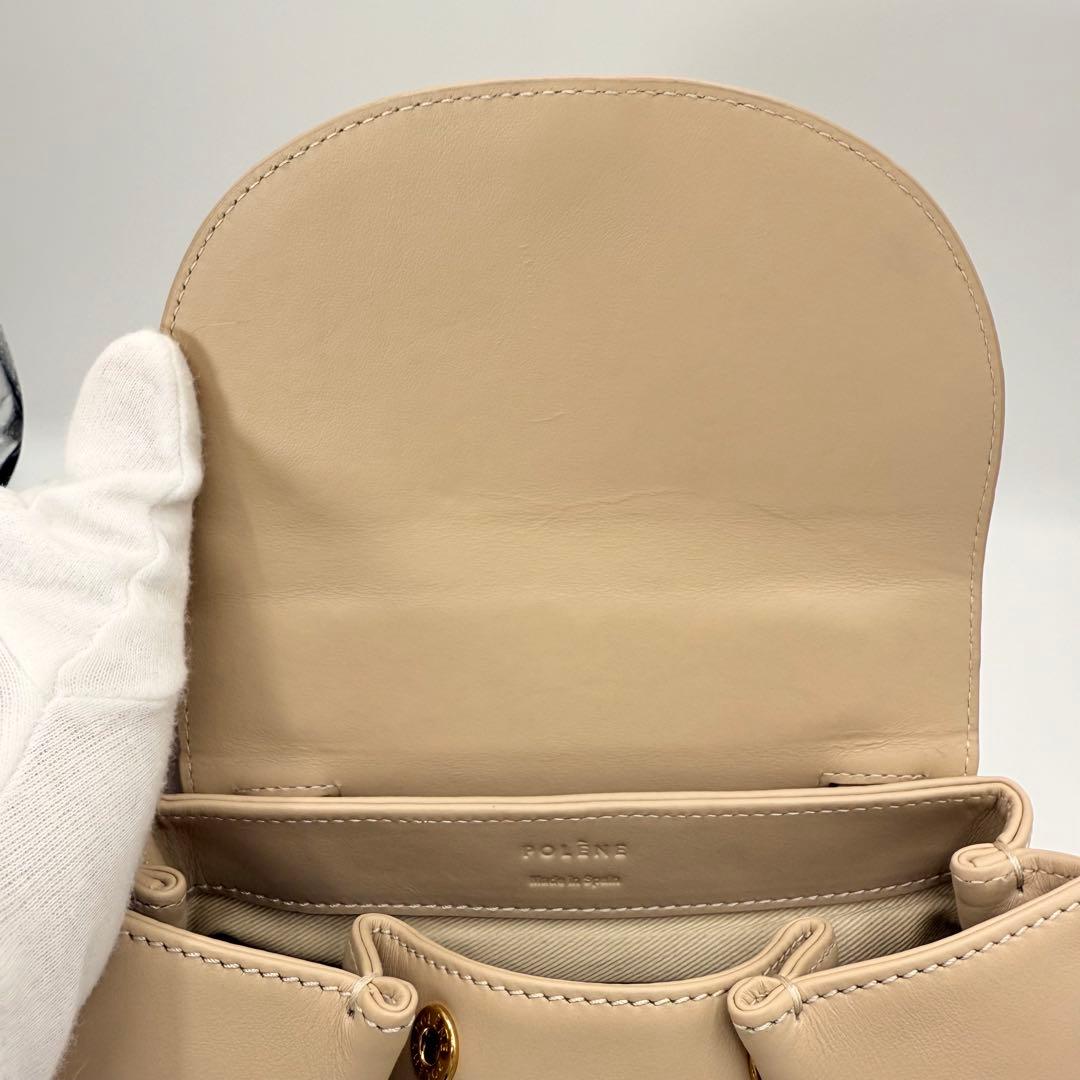 【美品】ポレーヌ ヌメロアン ナノ ミニバッグ 保存袋付