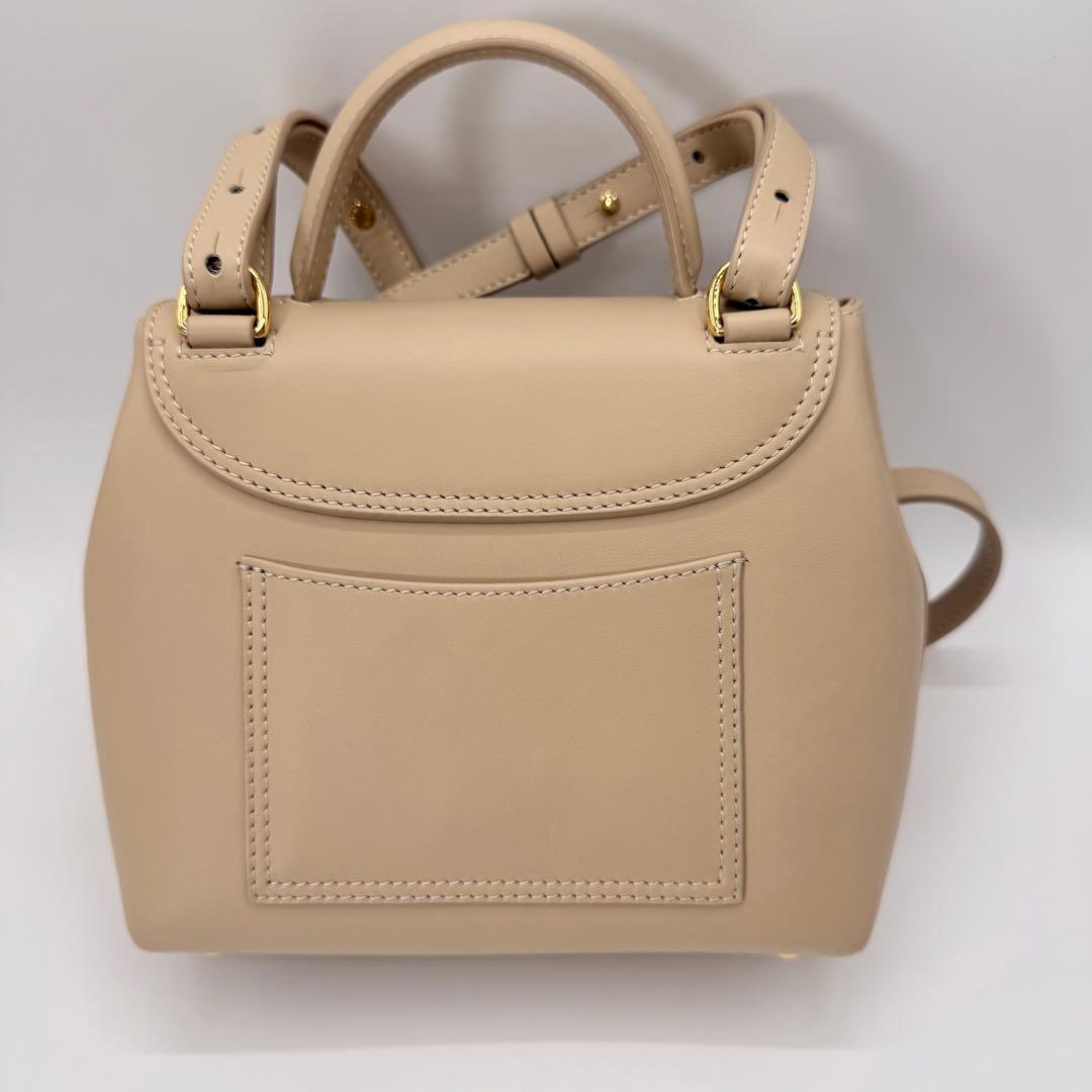 【美品】ポレーヌ ヌメロアン ナノ ミニバッグ 保存袋付