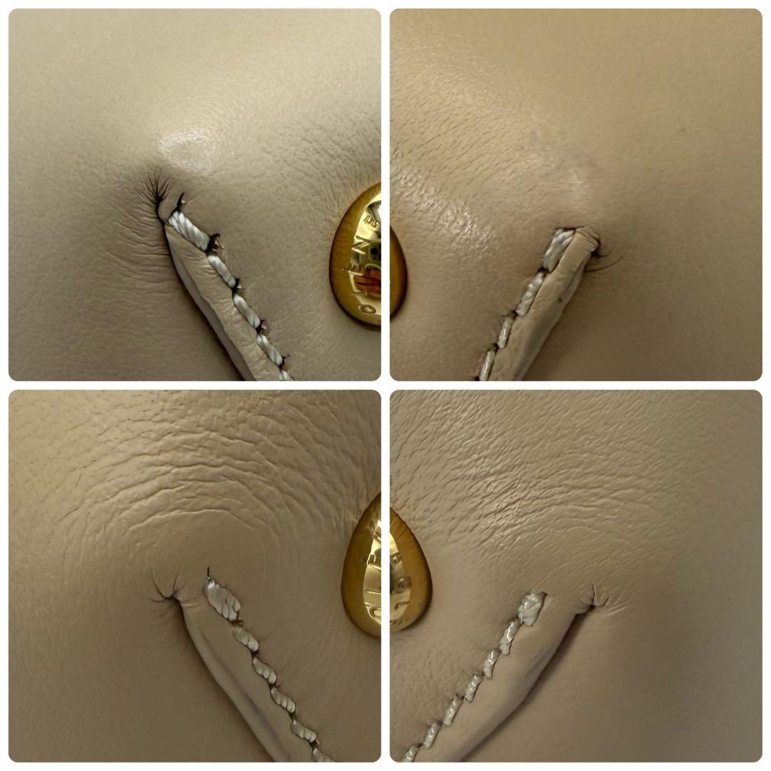 【美品】ポレーヌ ヌメロアン ナノ ミニバッグ 保存袋付