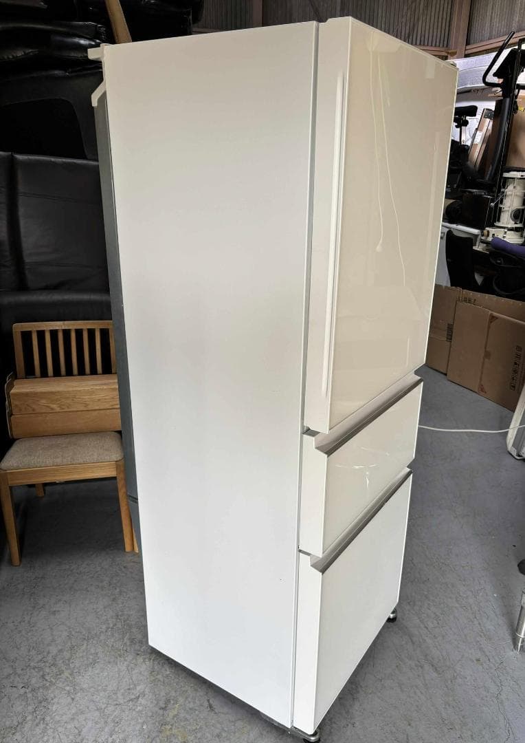 MITSUBISHI 3ドア冷蔵庫 フロントガラス330L MR-CG33E-W