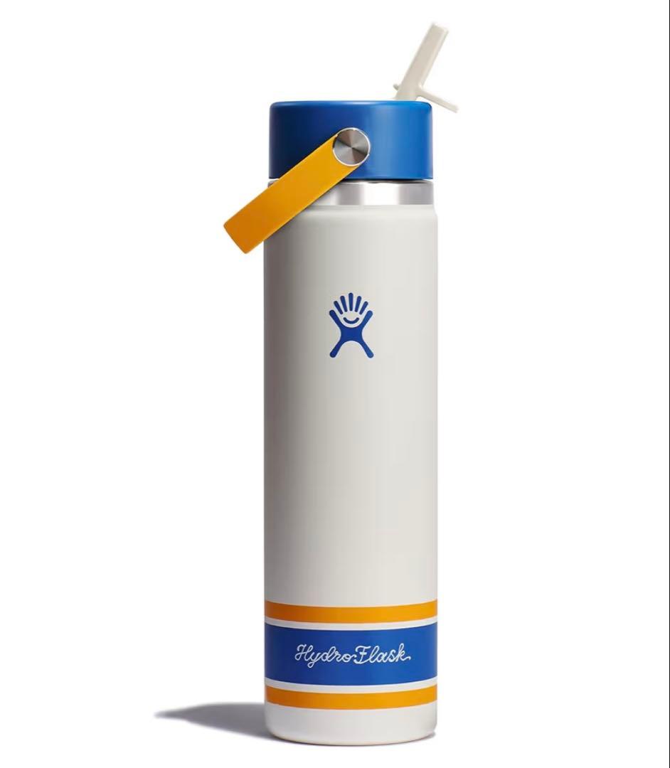 ハイドロフラスク 限定 24oz Campus Ivoryストロー付水筒
