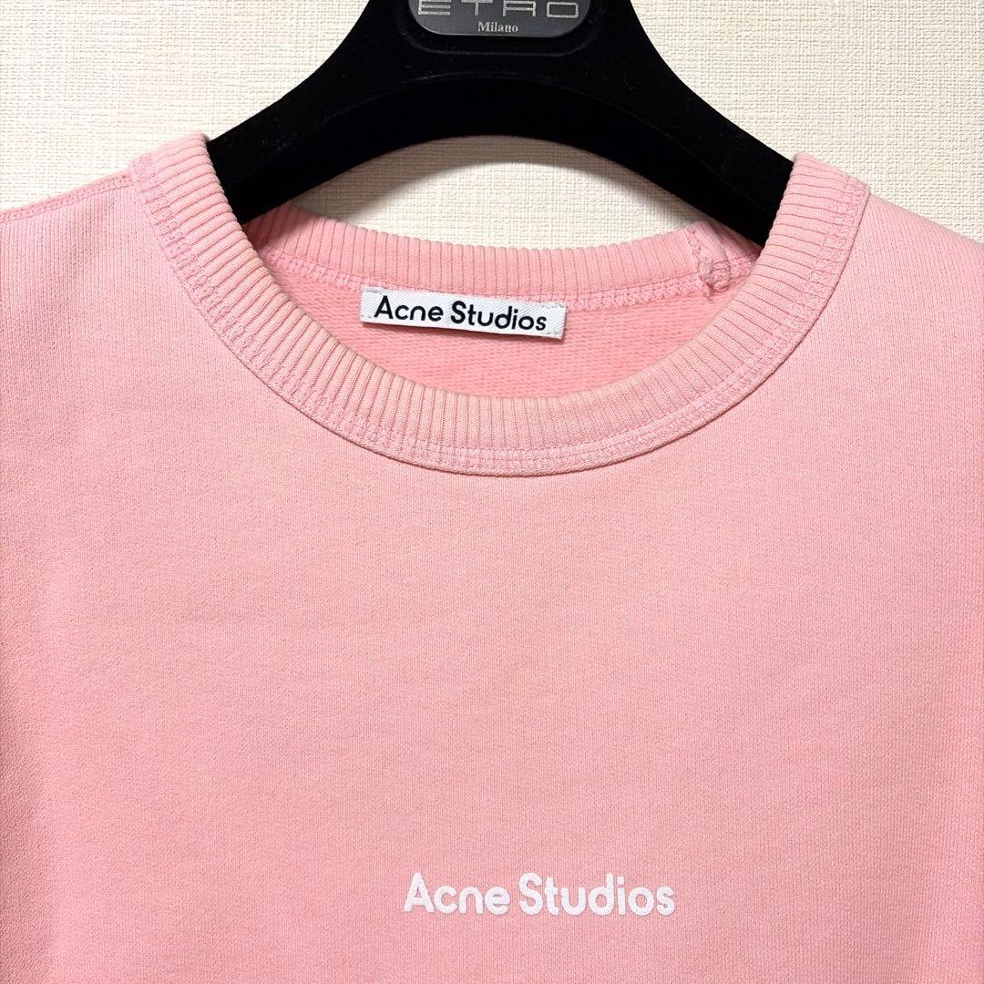 ⭐︎新春SALE⭐︎アクネストゥディオス　ロゴスウェット　ピンク