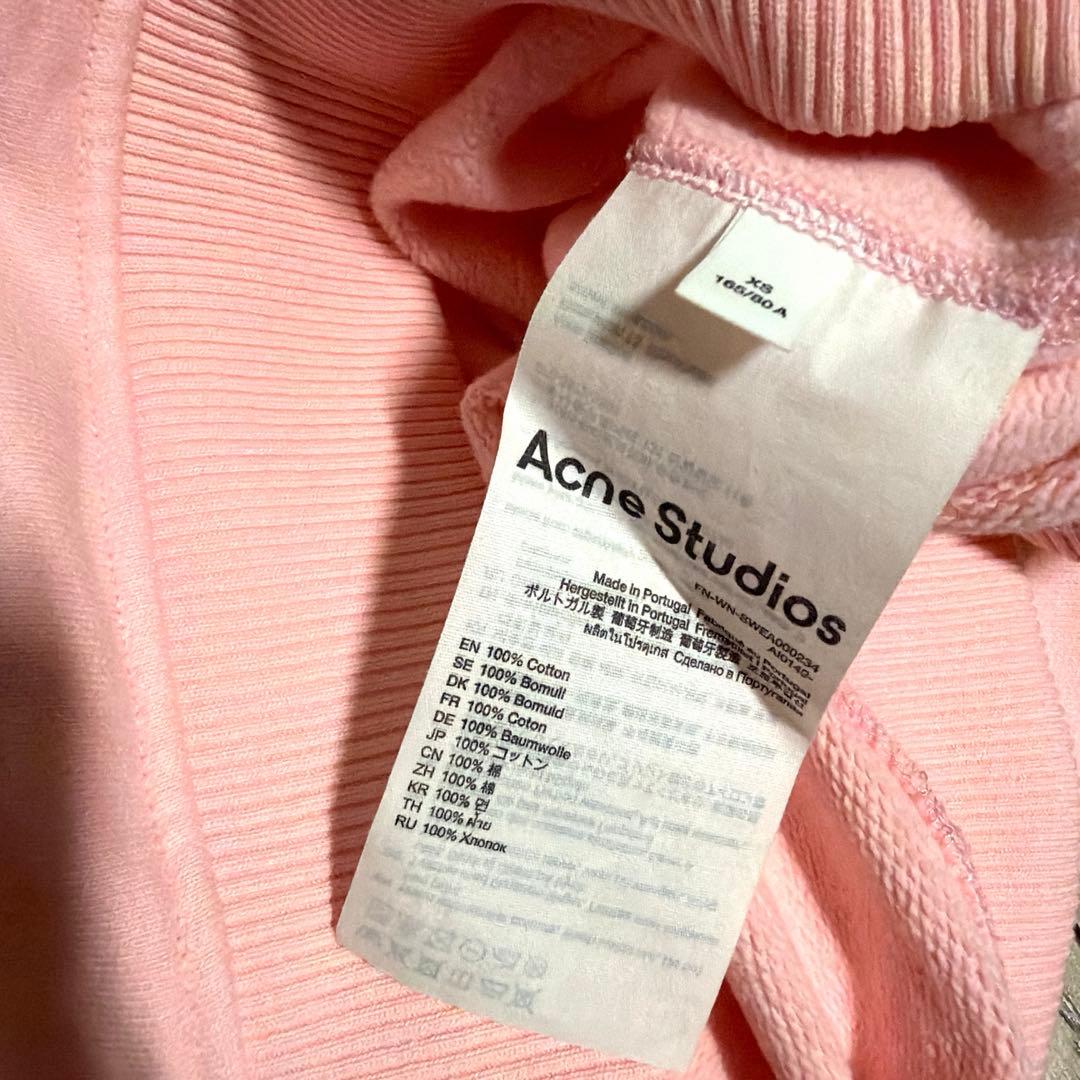 ⭐︎新春SALE⭐︎アクネストゥディオス　ロゴスウェット　ピンク