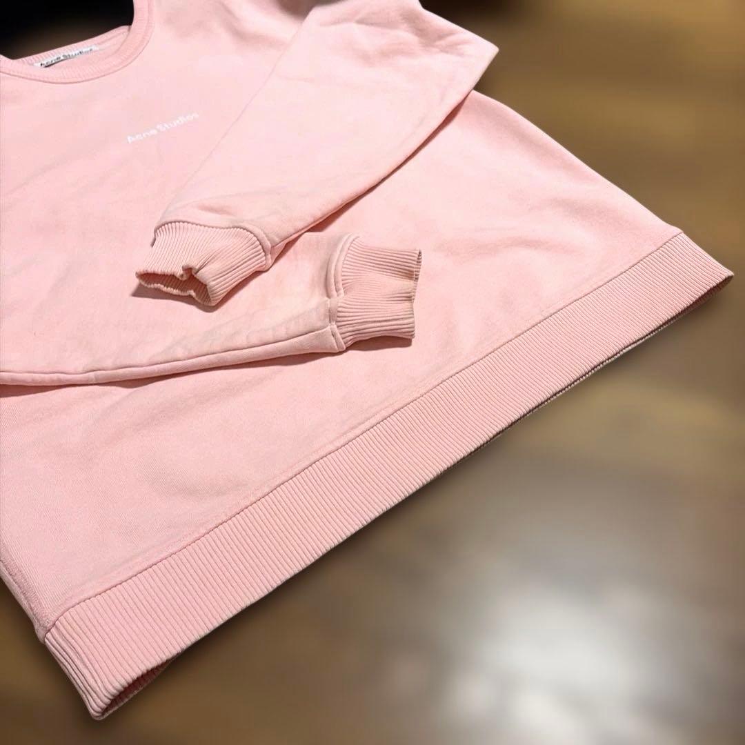⭐︎新春SALE⭐︎アクネストゥディオス　ロゴスウェット　ピンク
