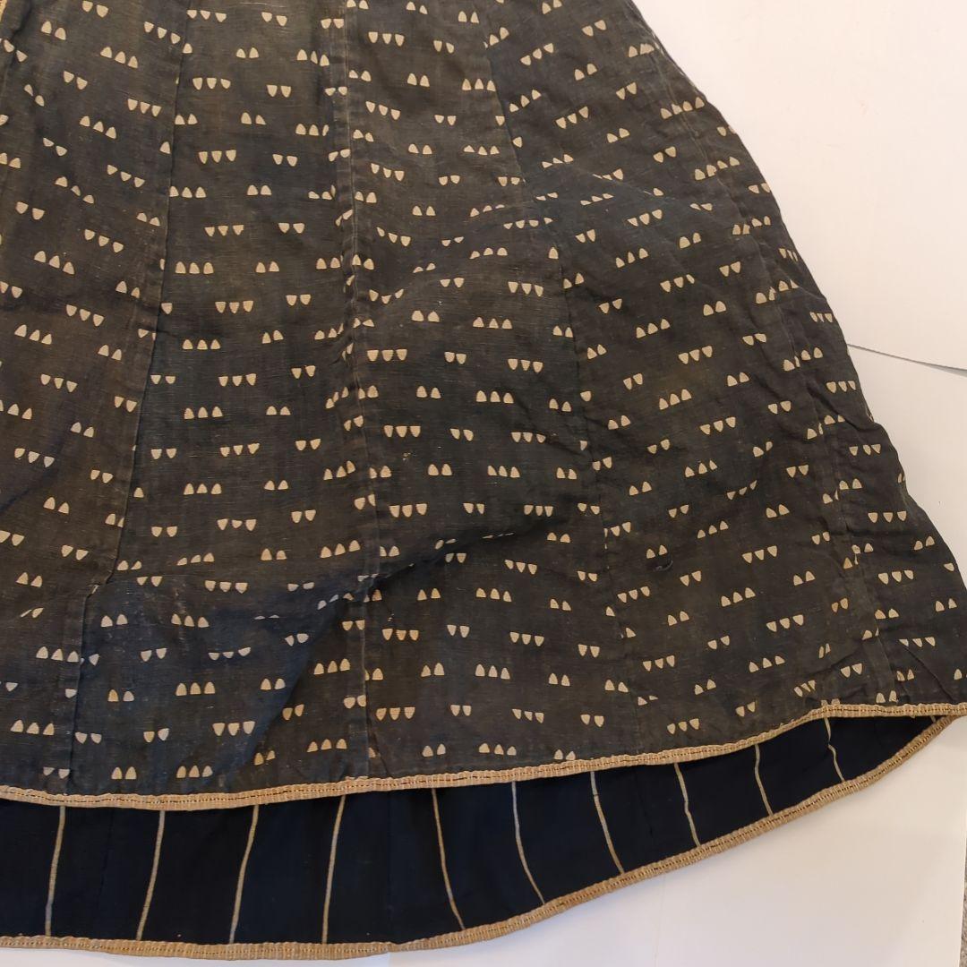 江戸後半〜明治初期　道中合羽　古布