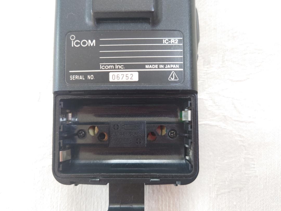ICOM IC-R2 受信機 取扱説明書付き