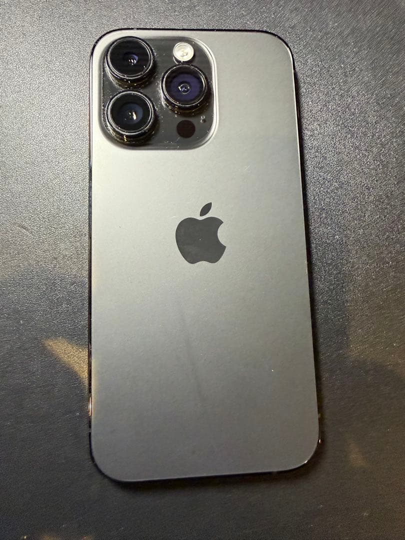 100%バッテリー美品iPhone14proスペースブラック 128GB