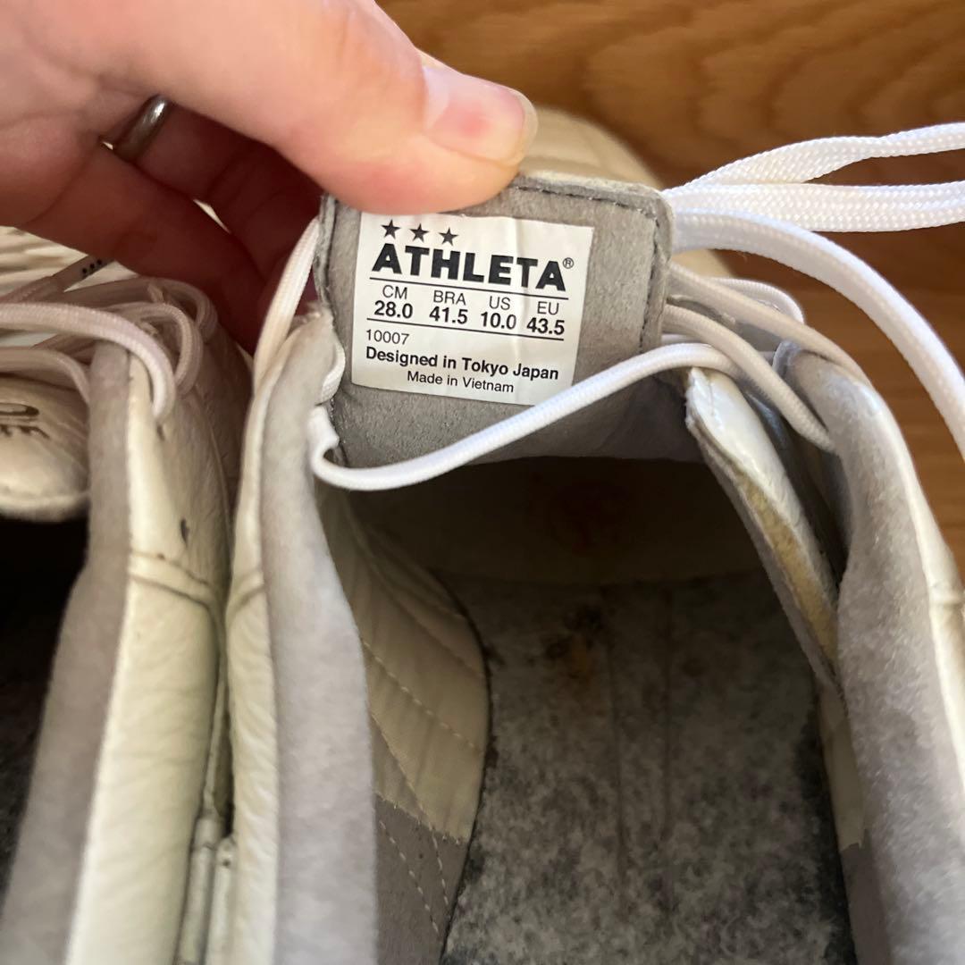 ATHLETA サッカーシューズ ホワイト(スパイク)