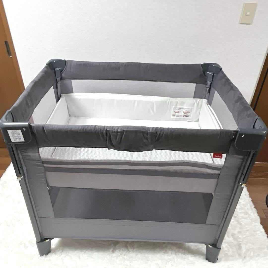 【美品】Aprica アップリカ ココネルエアープラス グレー