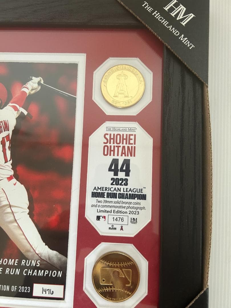 大谷翔平 2023年 ホームランチャンピオン 記念品