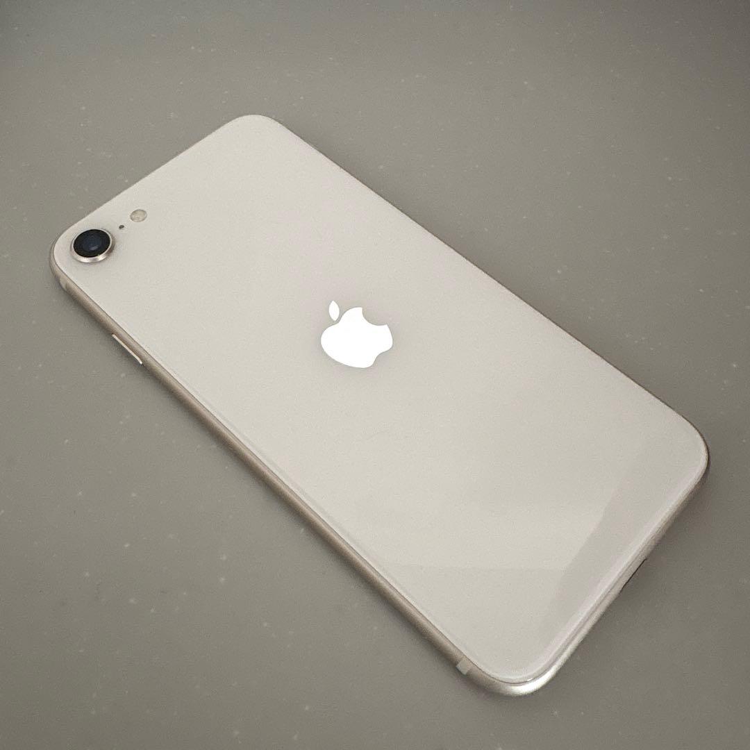 iPhone SE (第3世代)ホワイト64GB 箱・ケーブル付き　SIMフリー