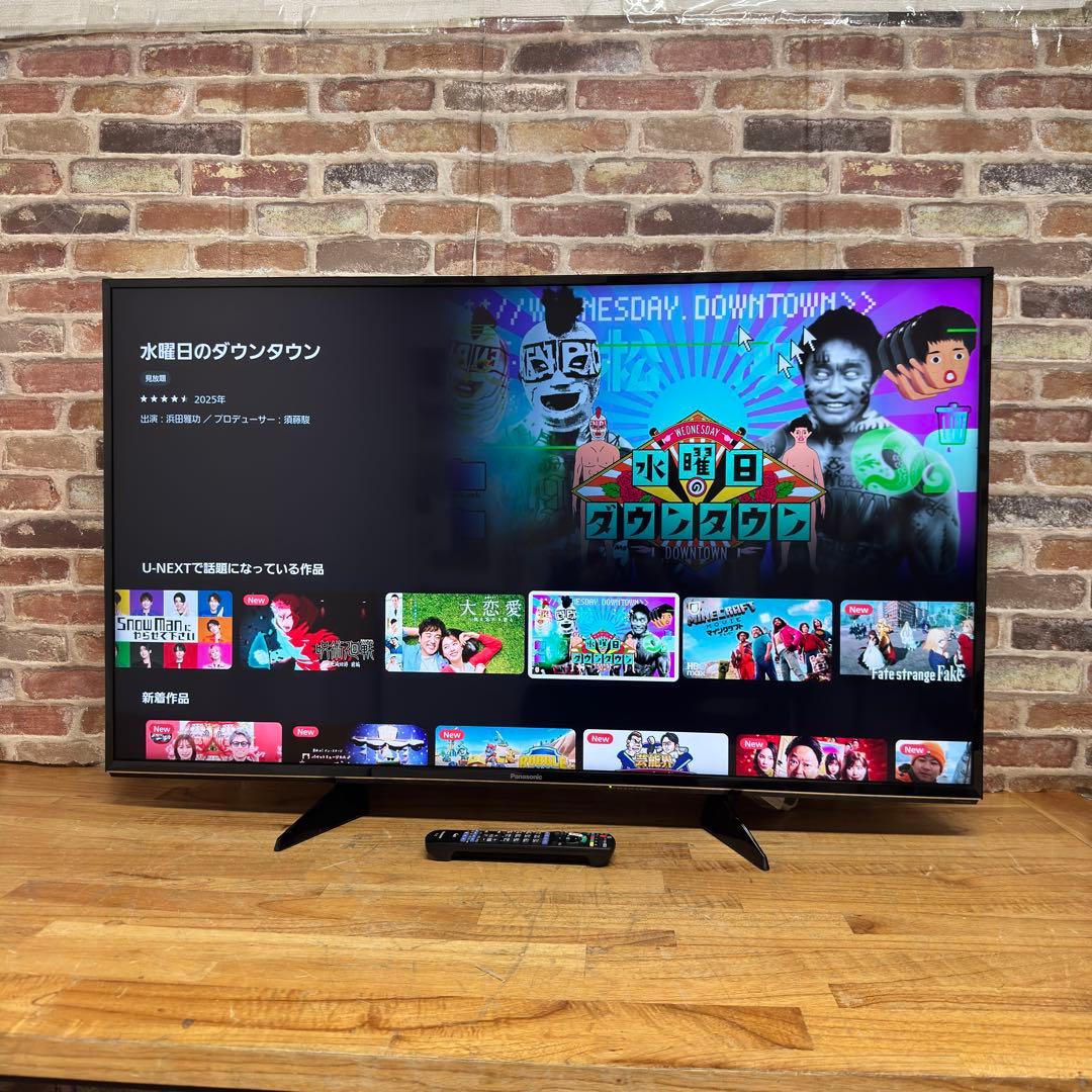 パナソニック 49V型 4K 液晶テレビ VIERA TH-49EX600
