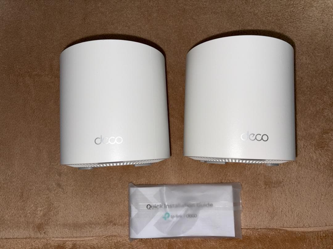 Deco X50 AX3000 メッシュWi-Fi 6システム　2台セット