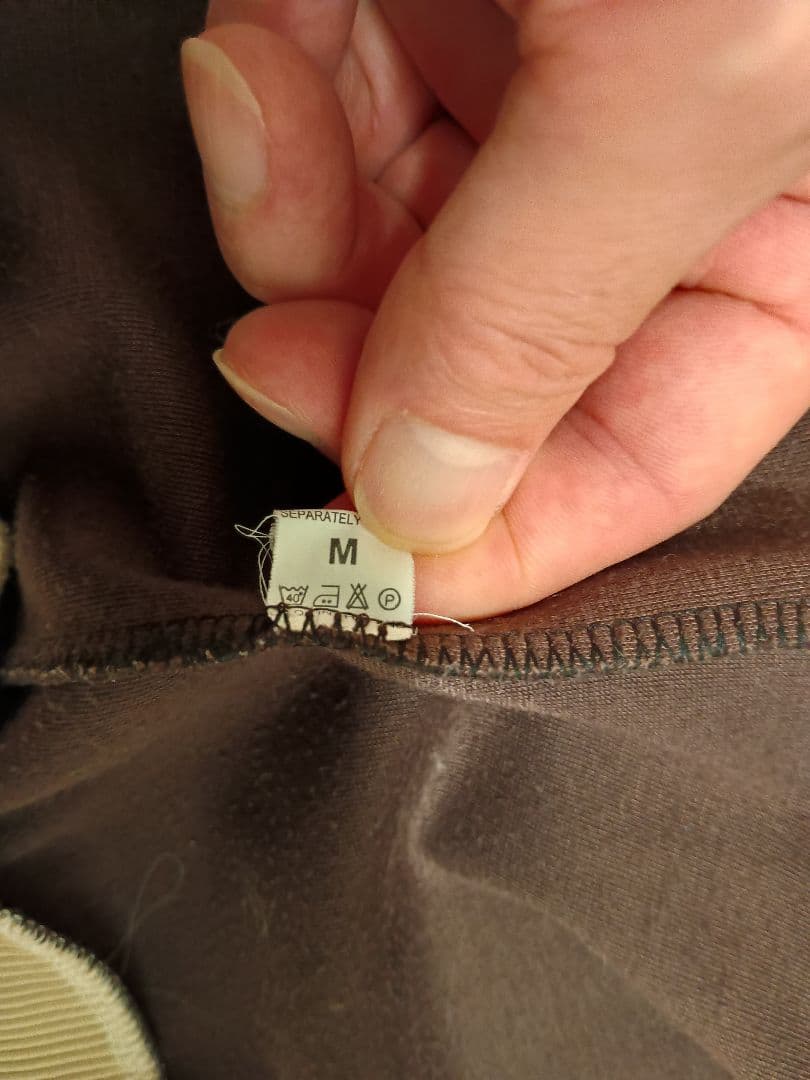 デサント製 adidas トラックジャケット ジャージ ブラウン ベージュ