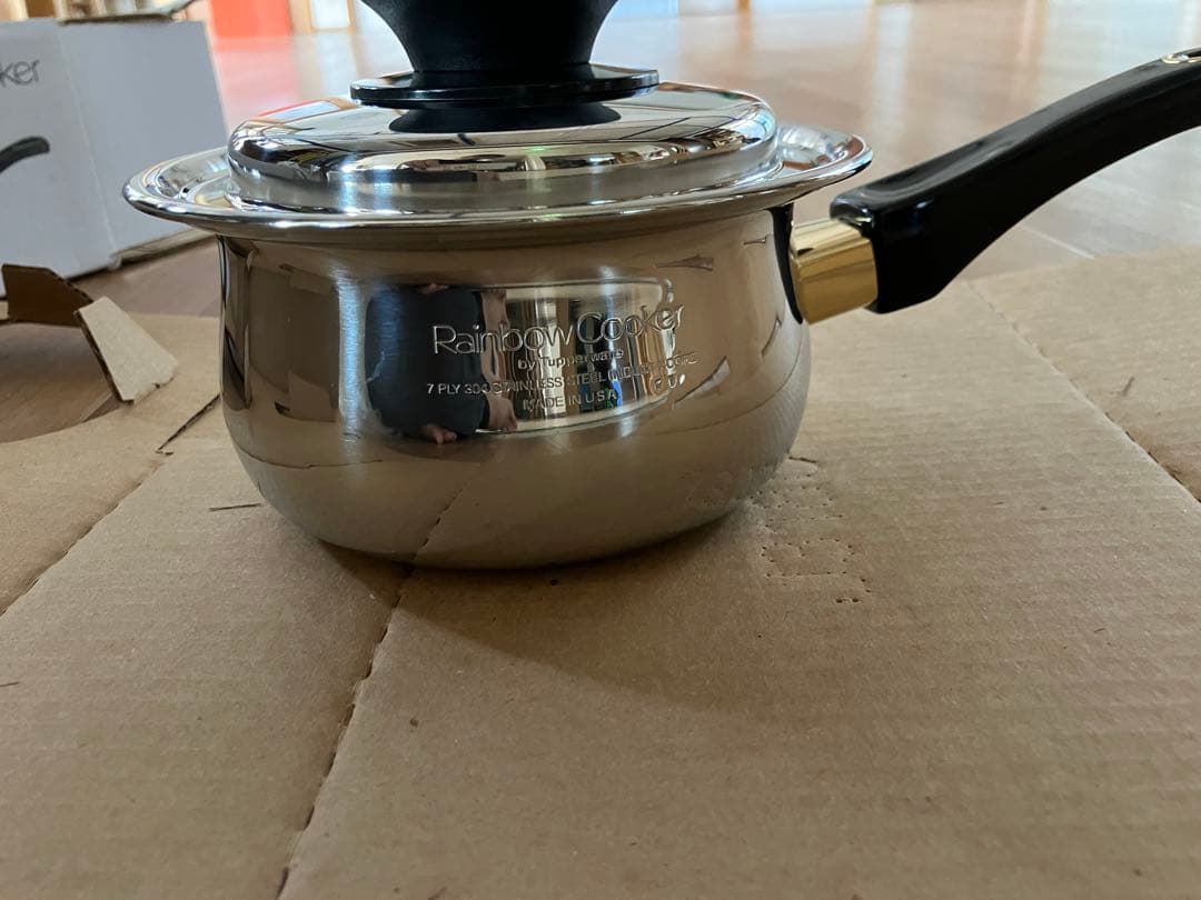 Rainbow Cooker 13cm 片手鍋　Tupperware