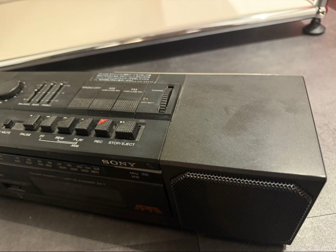 希少 SONY ZXー7 AM FM ステレオカセットレコーダー