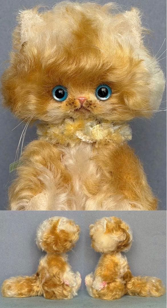 キャラメルシュガー仔猫 アーティストベア 海外作家様 ハンドメイド ぬいぐるみ