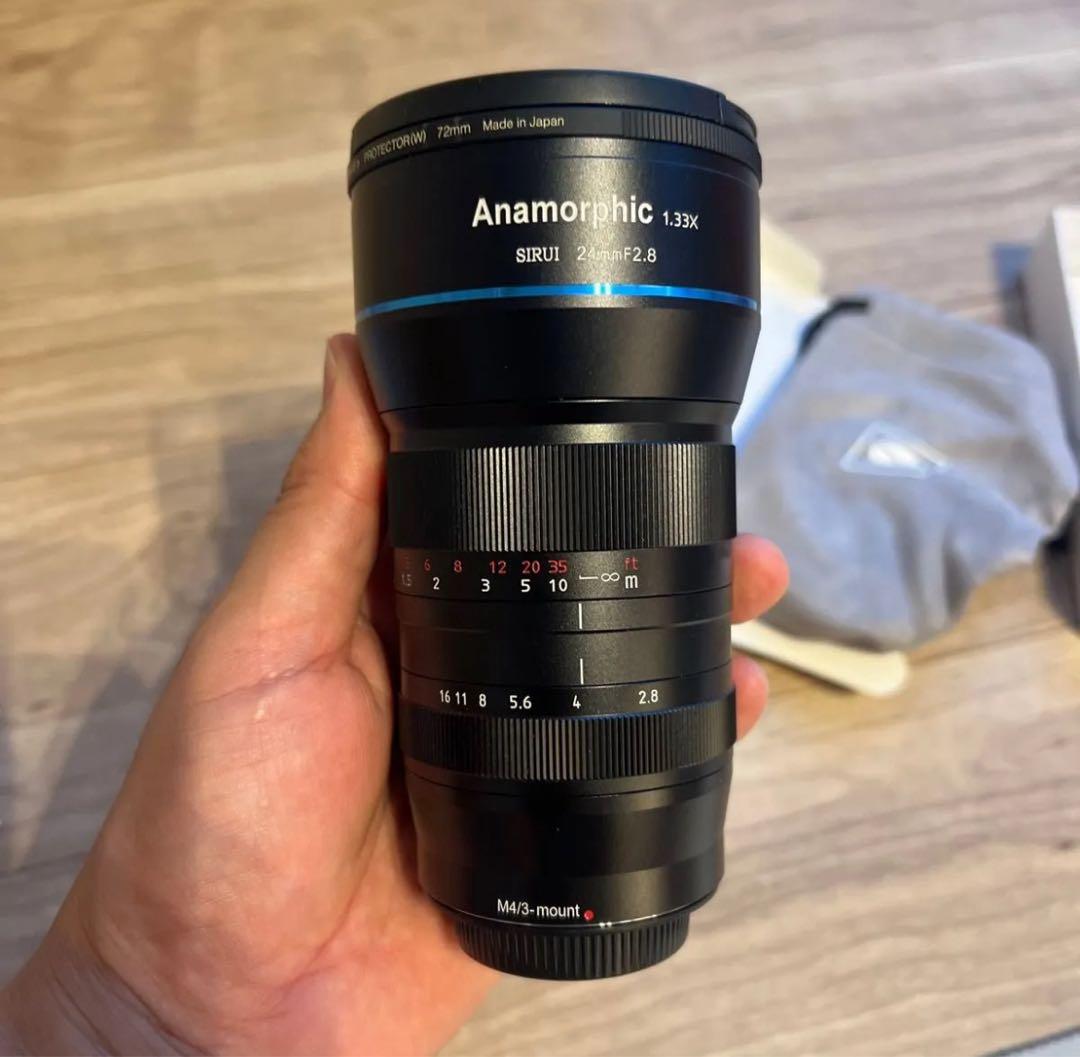 SIRUI F2.8 Anamorphic lens マイクロフォーサーズ