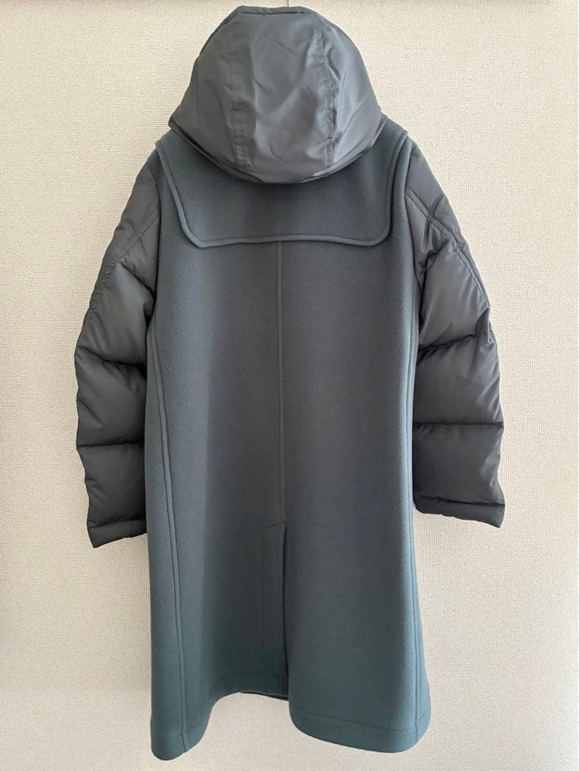 UNDERCOVERアンダーカバー フード&袖ダウンウールモッサーダッフルコート