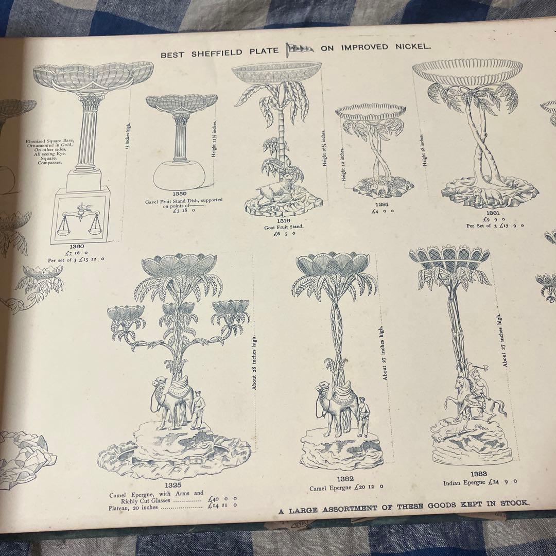 専用イギリスアンティークカタログ集　1845年　特大