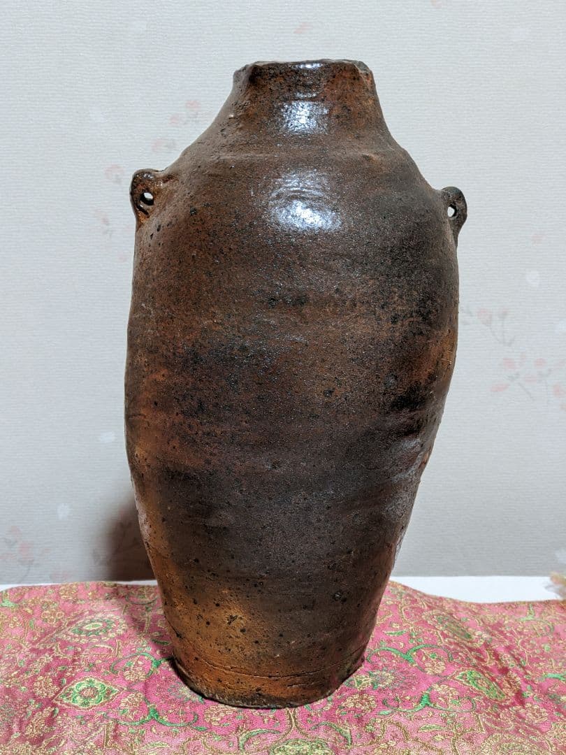 ♦珍物！時代物【在銘 古い焼締め】備前焼？コレクション 骨董品 アンティーク