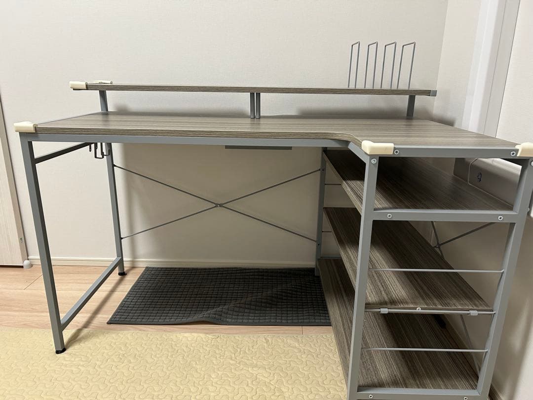グレイッシュウッド パソコンデスク　テレワーク