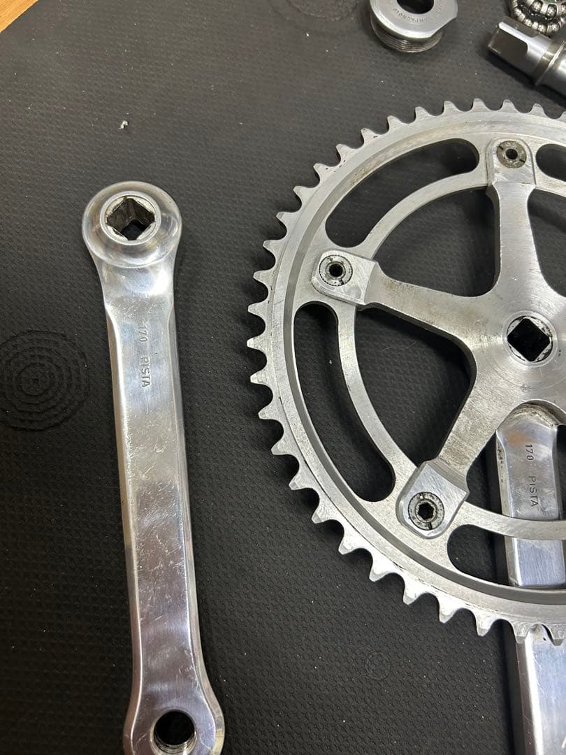 レア!! カンパ ピスト クランク 170mm 50T pcd151シングル