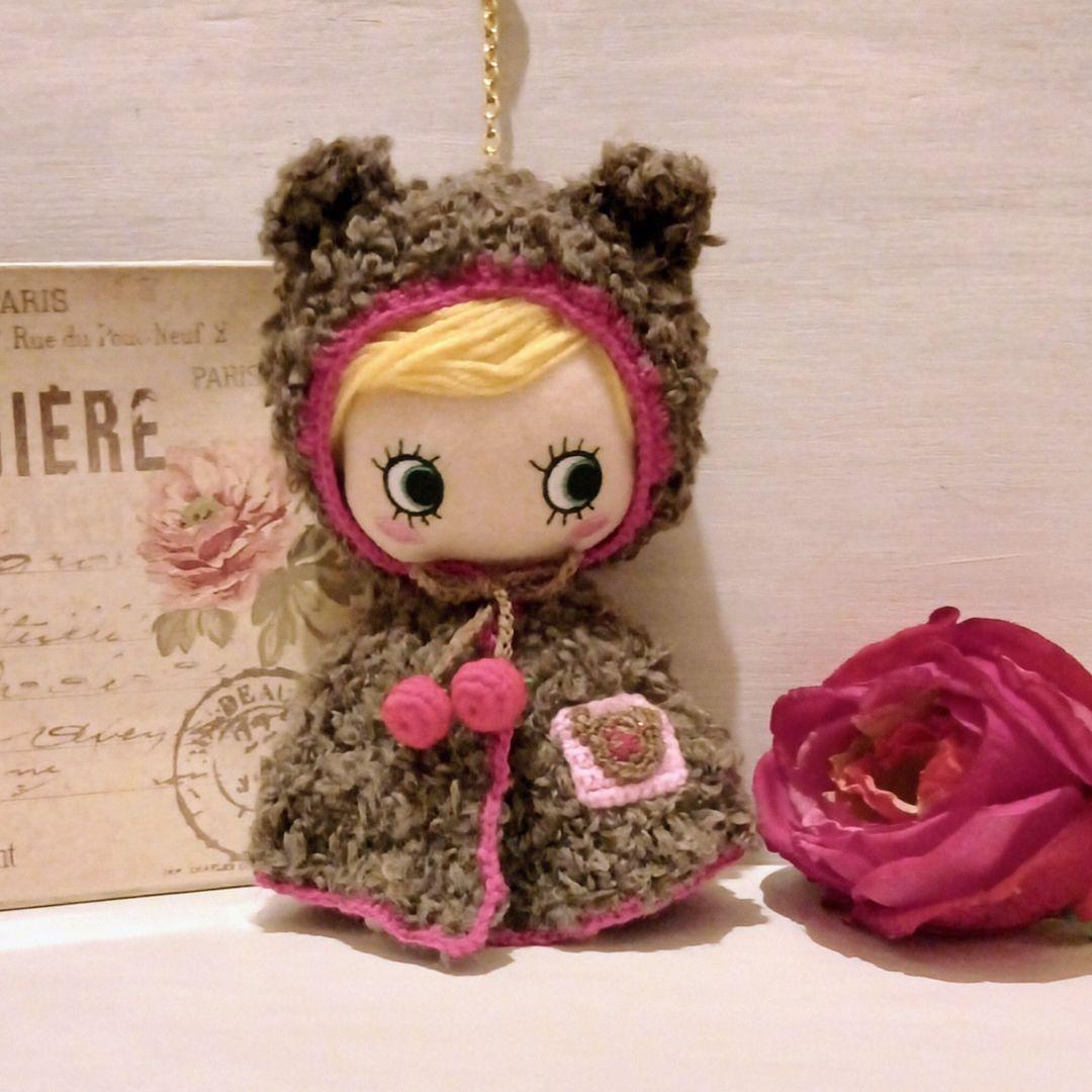 docobuy公式アカウント☆クマ耳マント５点♪ハンドメイド
