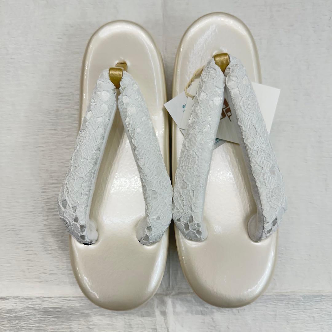 新品草履バッグセット 成人式 振袖 袴 レース草履 パール草履 パールレース