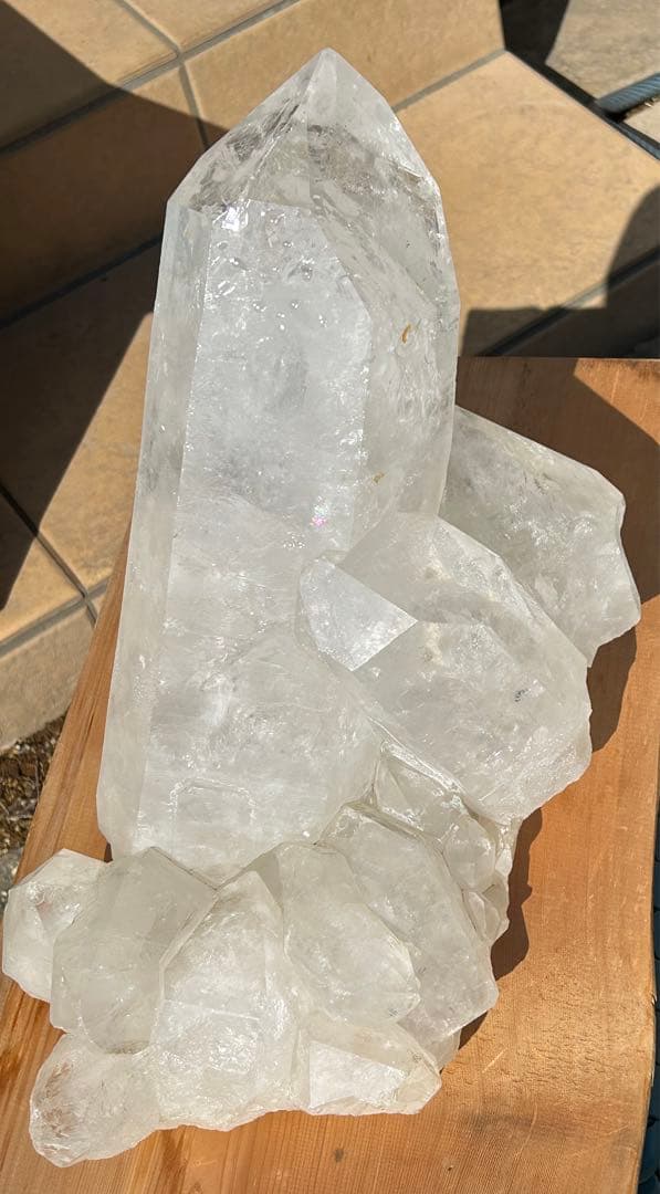 最高品質の水晶ブラジル　レインボー入143万‼️春の大特価