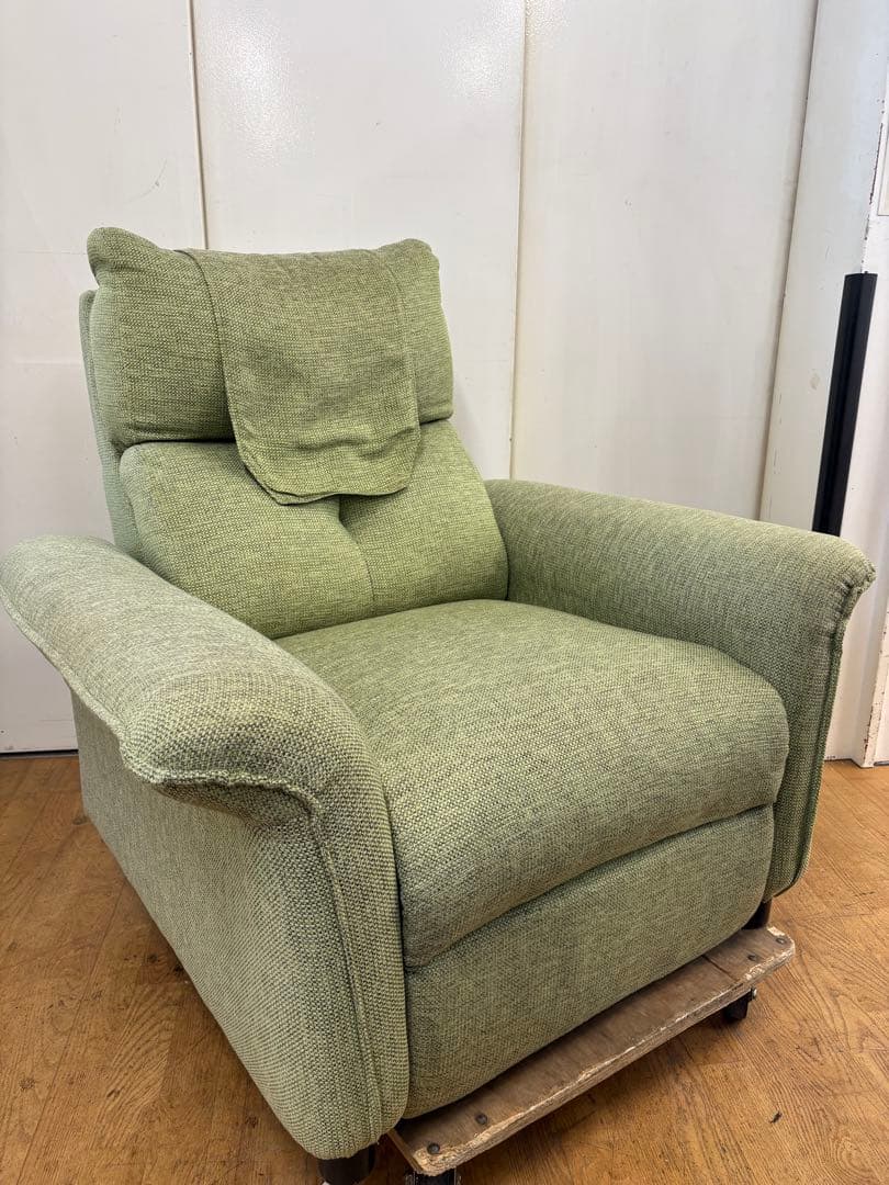 M028　ニトリ　1P電動リクライニングソファ　ソファ　幅950ｍｍ