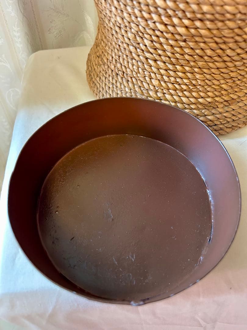 ロープ編み 円筒形傘立て