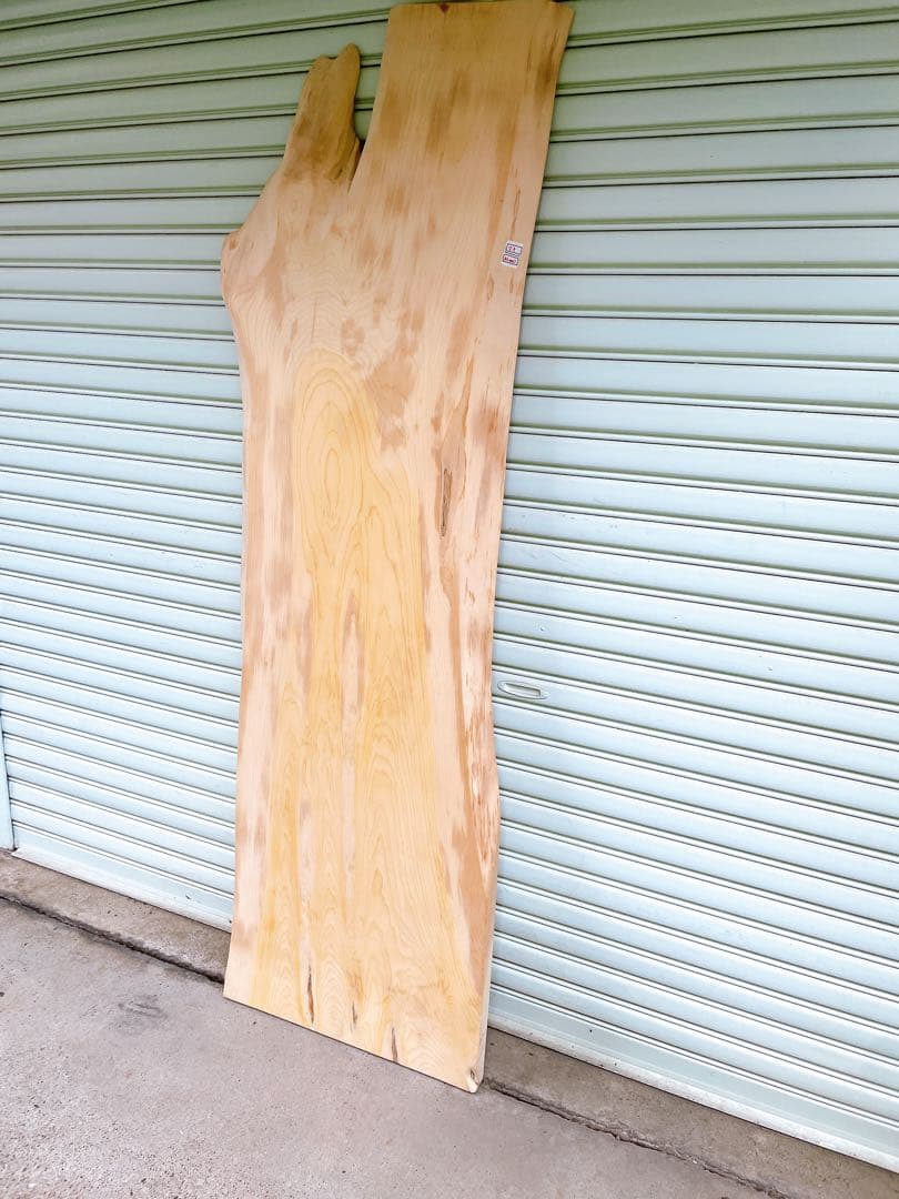 天然　カヤ　机　木材　天板　カウンターテーブル　デスク　テレビ台　一枚板