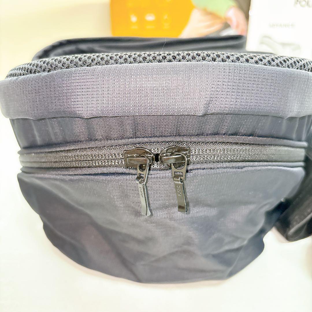 POLBAN ヒップシート ベーシック　ブラック　シングルショルダー