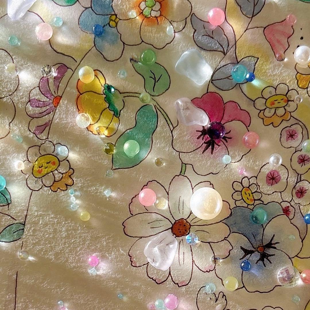 イラスト　シーグラスアート　水彩画　原画