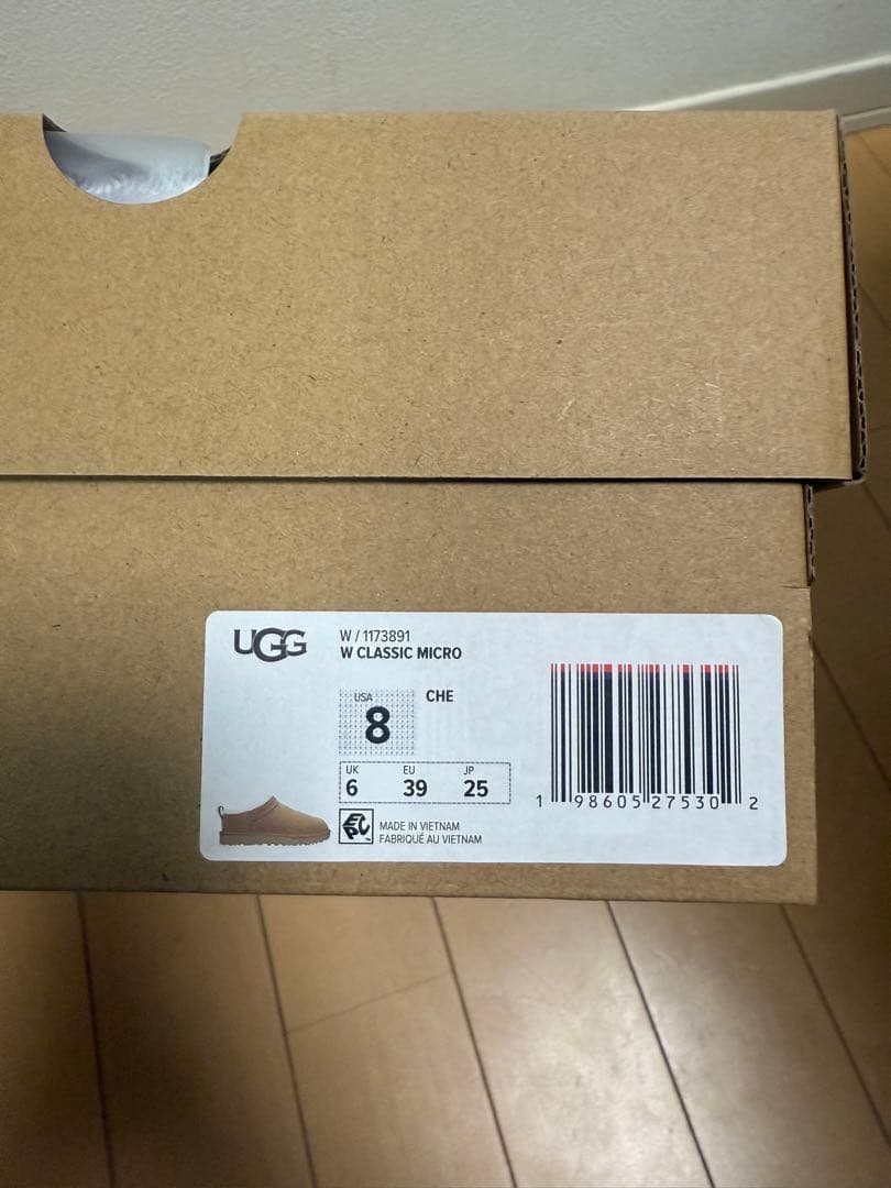 UGG クラッシックマイクロ スリッポン 25cm