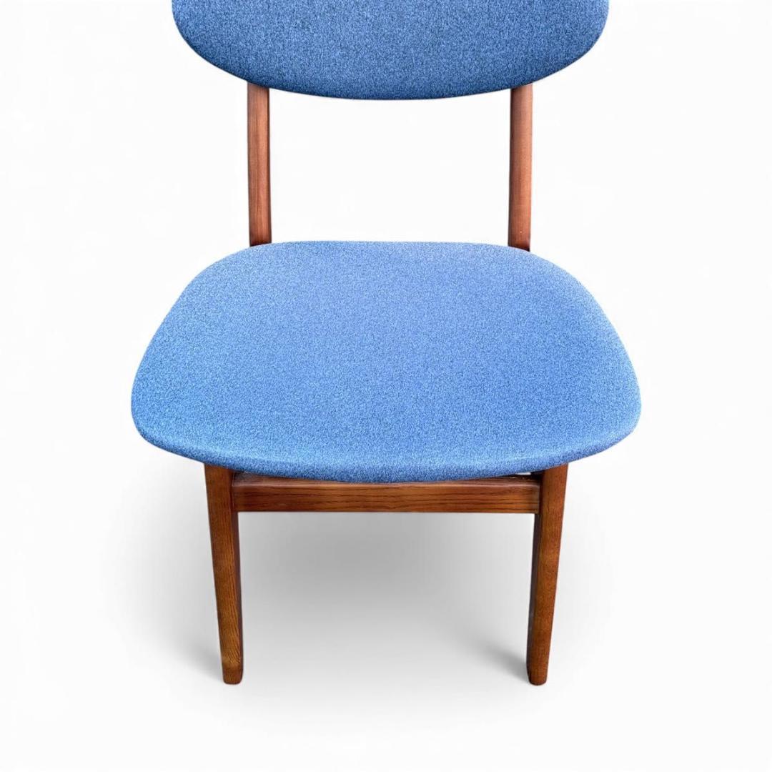 ノーチェ NOCE RY42 ダイニングチェア ブルー ウォールナット 廃盤