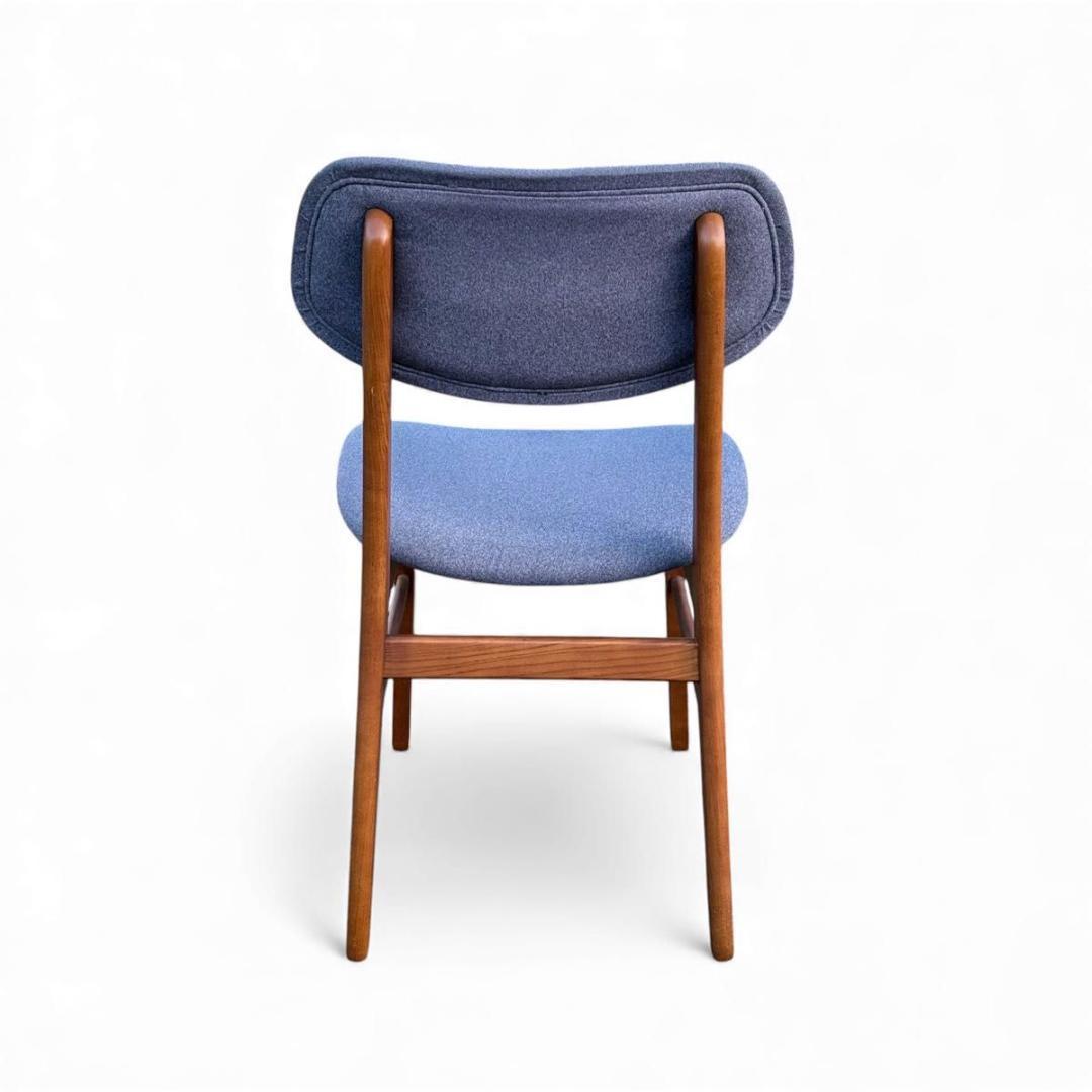 ノーチェ NOCE RY42 ダイニングチェア ブルー ウォールナット 廃盤