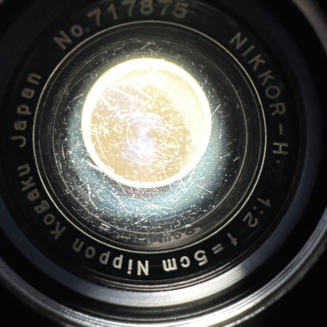 Nikon Nicca NIKKOR-H.C 5cm F2 フード付き　L39