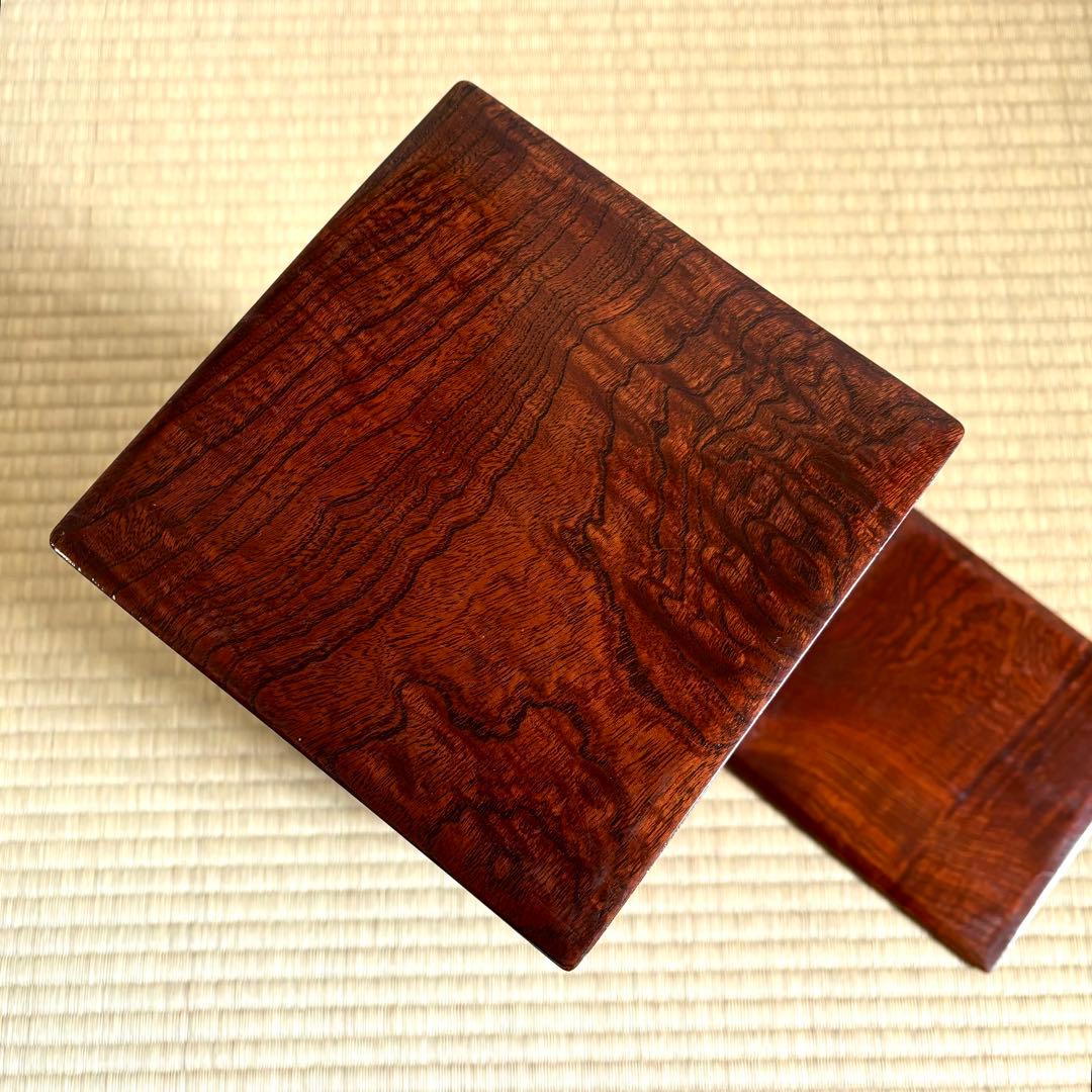 重箱　五段　木製　欅　古民芸　骨董　古美術　アンティーク　大正　昭和　工芸