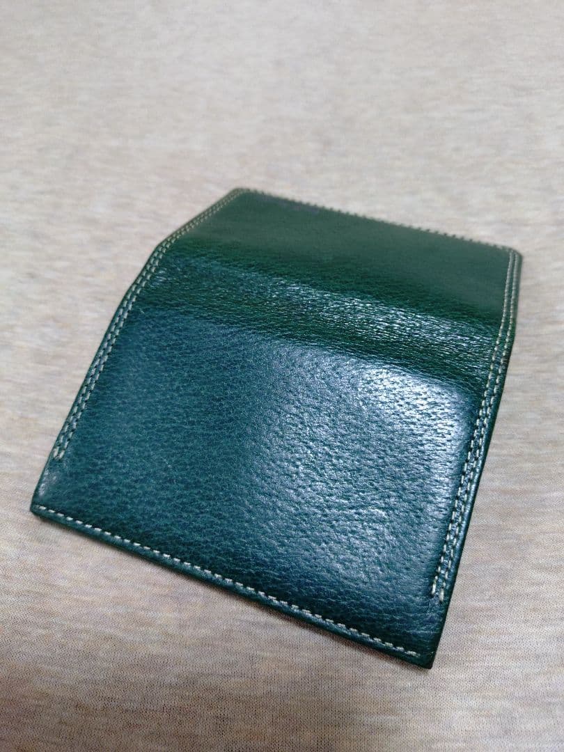 Paul Smith ポール・スミス　名刺入れ　レザー　グリーン系