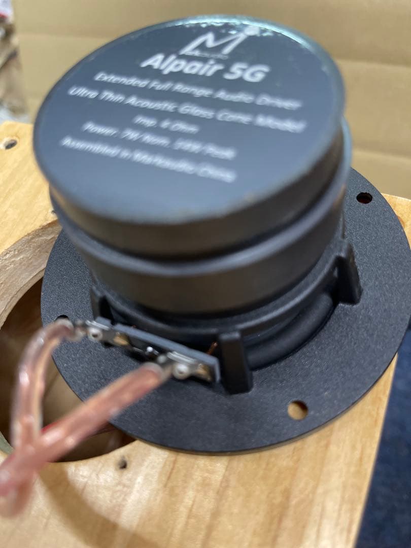 MarkAudio Alpair5G スピーカー搭載 バスレフバックロード