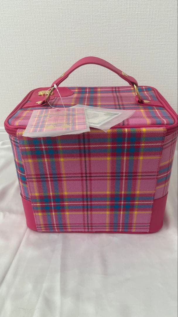 ハローキティ 35周年 タータンチェック サンリオ 小物入れコスメボックス