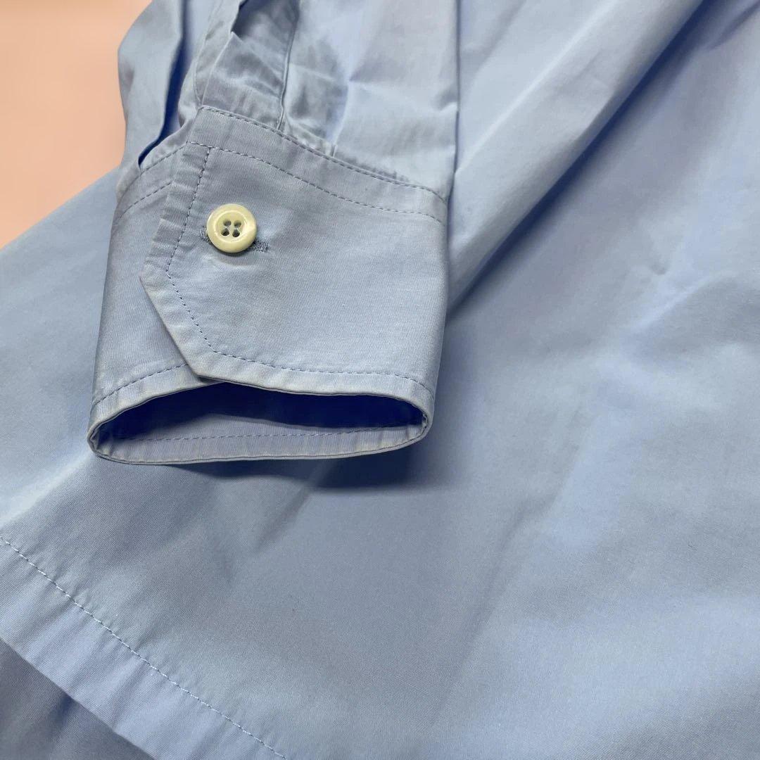 PRADAプラダ ハイネック 水色シャツ36 XS 2021リゾートコレクション