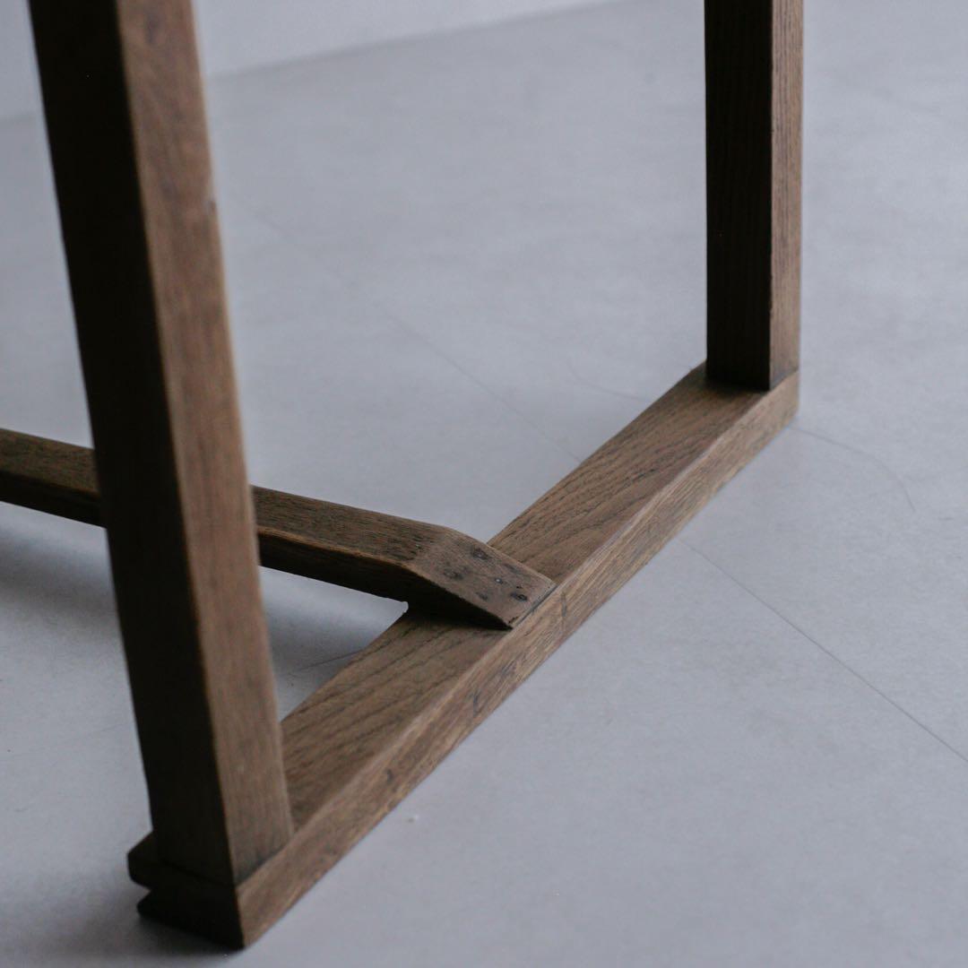 オーク材 チーク材 フランス アンティークデスク 無垢材 ブロカント 古家具