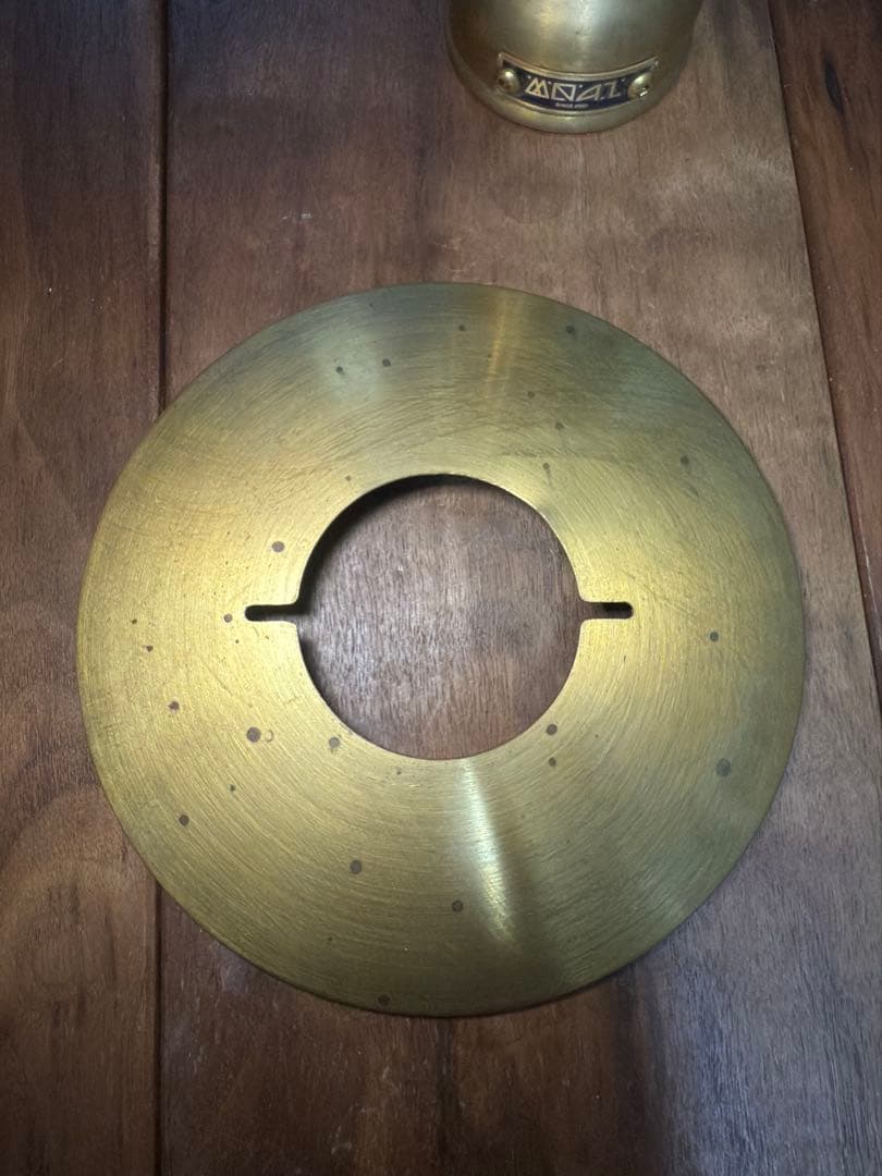 MOAI Goal Zero用　真鍮製ランタンパーツ ミニペトロ　専用ケース付き