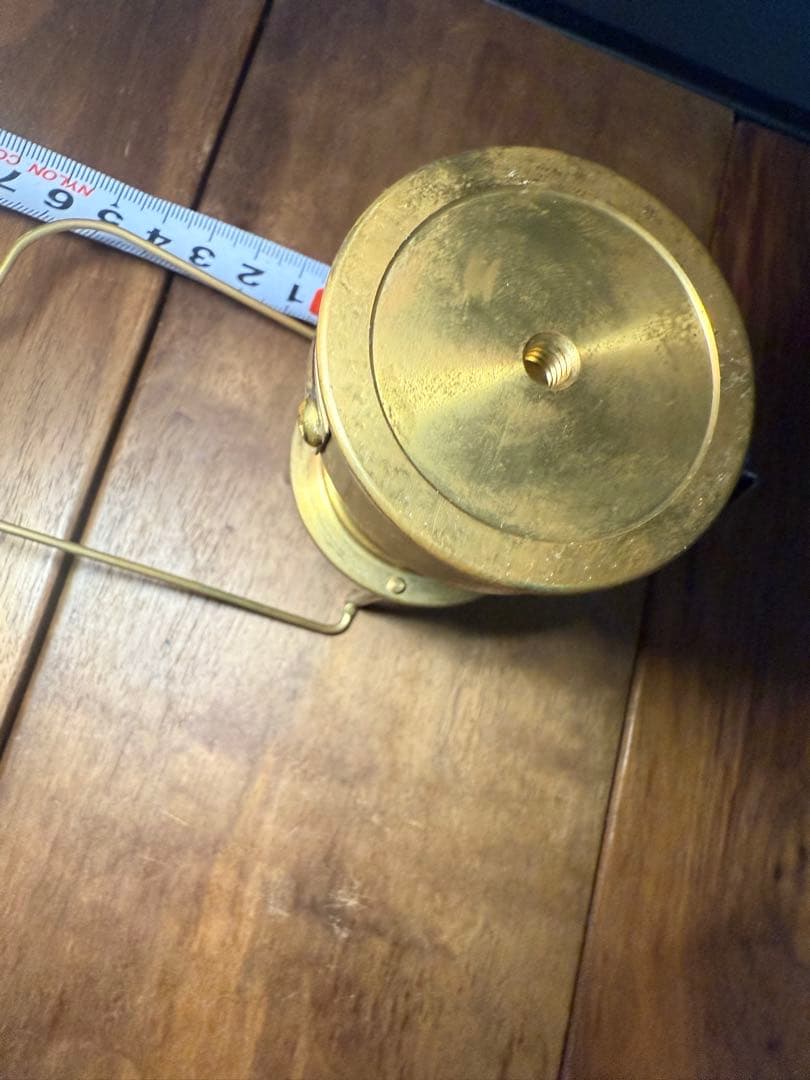 MOAI Goal Zero用　真鍮製ランタンパーツ ミニペトロ　専用ケース付き