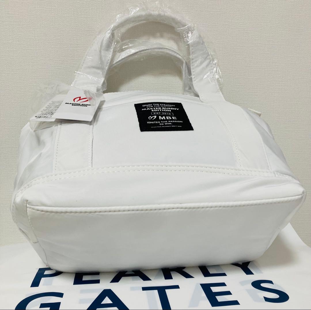 新品 パーリーゲイツ マスターバニー ポリエステルカートバッグ 白 兼用モデル